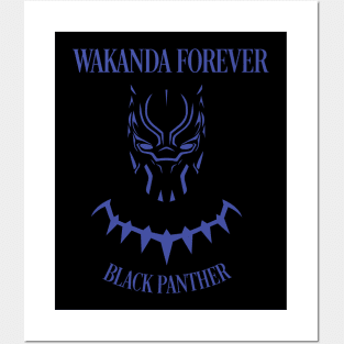 Black Panther Superhero Purple Posters and Art